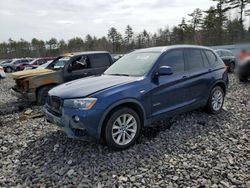 Salvage cars for sale at Windham, ME auction: 2017 BMW X3 SDRIVE28I