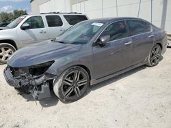 Salvage cars for sale at Apopka, FL auction: 2017 Honda Accord Sport