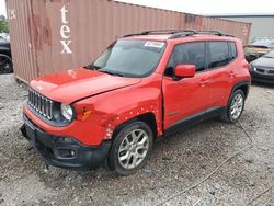 Salvage cars for sale from Copart Hueytown, AL: 2016 Jeep Renegade Latitude