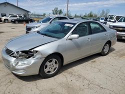 Salvage cars for sale from Copart Pekin, IL: 2002 Toyota Camry LE