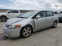 Salvage cars for sale from Copart Wilmer, TX: 2007 Honda Civic EX