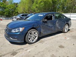 Volkswagen Passat salvage cars for sale: 2019 Volkswagen Passat Wolfsburg