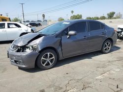 Salvage cars for sale at Colton, CA auction: 2015 Honda Civic SE