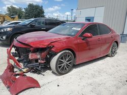 Salvage cars for sale at Apopka, FL auction: 2021 Toyota Camry SE