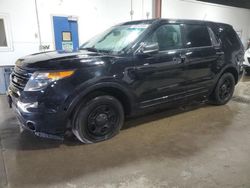 Salvage cars for sale from Copart Blaine, MN: 2015 Ford Explorer Police Interceptor