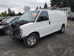 Salvage trucks for sale at Graham, WA auction: 2016 Chevrolet Express G2500