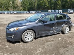 Salvage cars for sale at Graham, WA auction: 2015 Subaru Impreza Premium