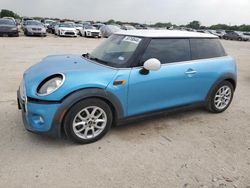 Salvage cars for sale at San Antonio, TX auction: 2015 Mini Cooper