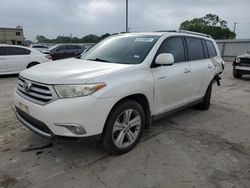 Salvage cars for sale from Copart Wilmer, TX: 2012 Toyota Highlander Limited