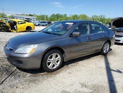 Salvage cars for sale at Louisville, KY auction: 2006 Honda Accord EX
