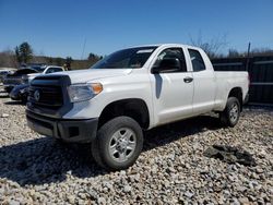 Salvage trucks for sale at Candia, NH auction: 2017 Toyota Tundra Double Cab SR/SR5