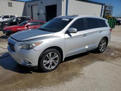 Salvage cars for sale at New Orleans, LA auction: 2013 Infiniti JX35