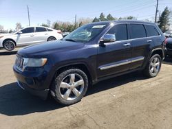 Jeep salvage cars for sale: 2011 Jeep Grand Cherokee Overland