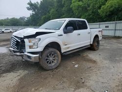 Salvage cars for sale at Shreveport, LA auction: 2016 Ford F150 Supercrew