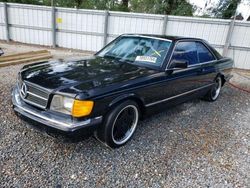 Salvage cars for sale at Ocala, FL auction: 1982 Mercedes-Benz 380 SEC