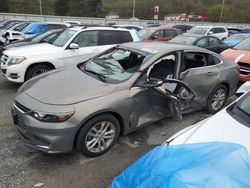 Salvage cars for sale at Ellwood City, PA auction: 2017 Chevrolet Malibu LT