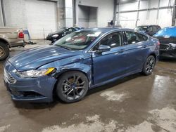 Salvage cars for sale at Ham Lake, MN auction: 2018 Ford Fusion S