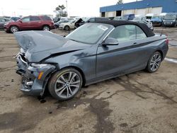 Salvage cars for sale at Woodhaven, MI auction: 2016 BMW 228 XI Sulev