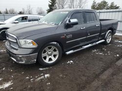 Salvage cars for sale from Copart Bowmanville, ON: 2014 Dodge RAM 1500 Longhorn