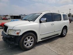 Salvage cars for sale at Sun Valley, CA auction: 2005 Infiniti QX56