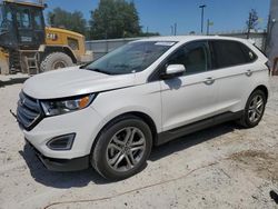 Salvage vehicles for parts for sale at auction: 2018 Ford Edge Titanium