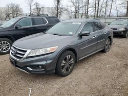 Salvage cars for sale at Central Square, NY auction: 2014 Honda Crosstour EXL