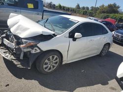 Salvage cars for sale from Copart San Martin, CA: 2021 Toyota Corolla LE