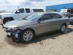 Vehiculos salvage en venta de Copart Woodhaven, MI: 2018 Chevrolet Impala LT