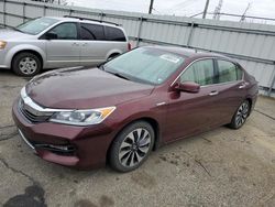 Salvage cars for sale from Copart West Mifflin, PA: 2017 Honda Accord Hybrid EXL