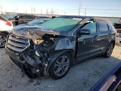 Salvage cars for sale at Haslet, TX auction: 2018 Ford Edge Titanium