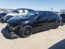 Salvage cars for sale at Grand Prairie, TX auction: 2021 Toyota Camry XSE