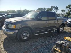 Ford salvage cars for sale: 2002 Ford F150 Supercrew