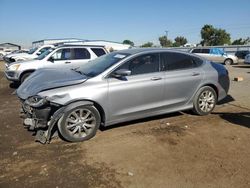 Salvage cars for sale from Copart San Diego, CA: 2015 Chrysler 200 C