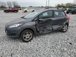 Salvage cars for sale from Copart Barberton, OH: 2017 Ford Fiesta SE