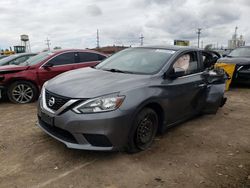Salvage cars for sale at Chicago Heights, IL auction: 2017 Nissan Sentra S