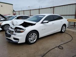 Salvage cars for sale at Haslet, TX auction: 2017 Chevrolet Malibu LT