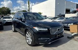 Salvage cars for sale from Copart Miami, FL: 2016 Volvo XC90 T6