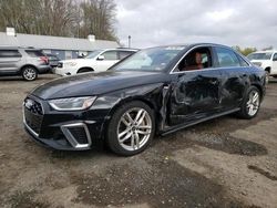 Salvage cars for sale from Copart East Granby, CT: 2022 Audi A4 Premium Plus 45