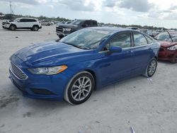 Salvage cars for sale at Arcadia, FL auction: 2017 Ford Fusion SE