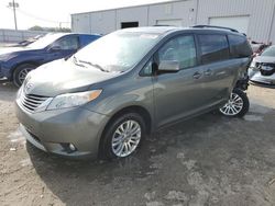 Salvage cars for sale at Jacksonville, FL auction: 2013 Toyota Sienna XLE