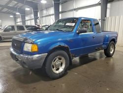 Ford Ranger Super cab salvage cars for sale: 2001 Ford Ranger Super Cab