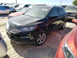 Salvage cars for sale at Temple, TX auction: 2016 Lincoln MKC Premiere