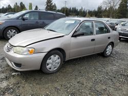 Toyota Vehiculos salvage en venta: 2002 Toyota Corolla CE