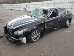 Salvage cars for sale from Copart Assonet, MA: 2016 Infiniti Q50 Premium