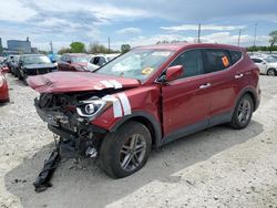 Salvage cars for sale at Des Moines, IA auction: 2017 Hyundai Santa FE Sport
