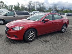 Salvage cars for sale at Portland, OR auction: 2015 Mazda 6 Sport