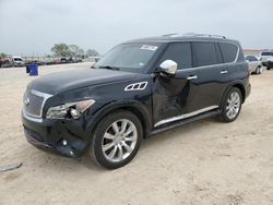 Salvage cars for sale at Haslet, TX auction: 2013 Infiniti QX56