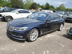 BMW 7 Series salvage cars for sale: 2017 BMW 750 XI