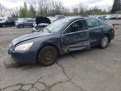 Vehiculos salvage en venta de Copart Portland, OR: 2003 Honda Accord LX