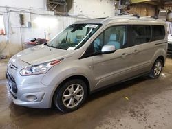 Salvage cars for sale at Casper, WY auction: 2016 Ford Transit Connect Titanium